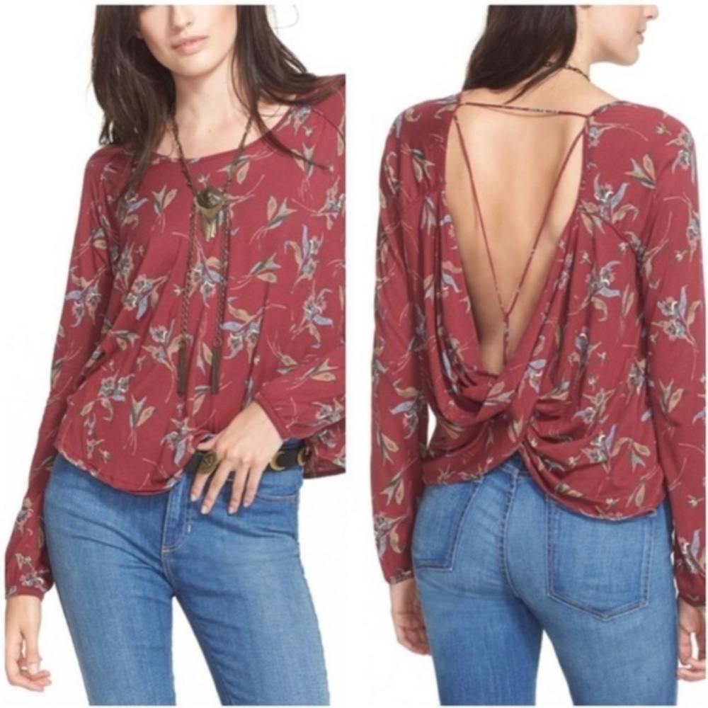 Floral Free People Top